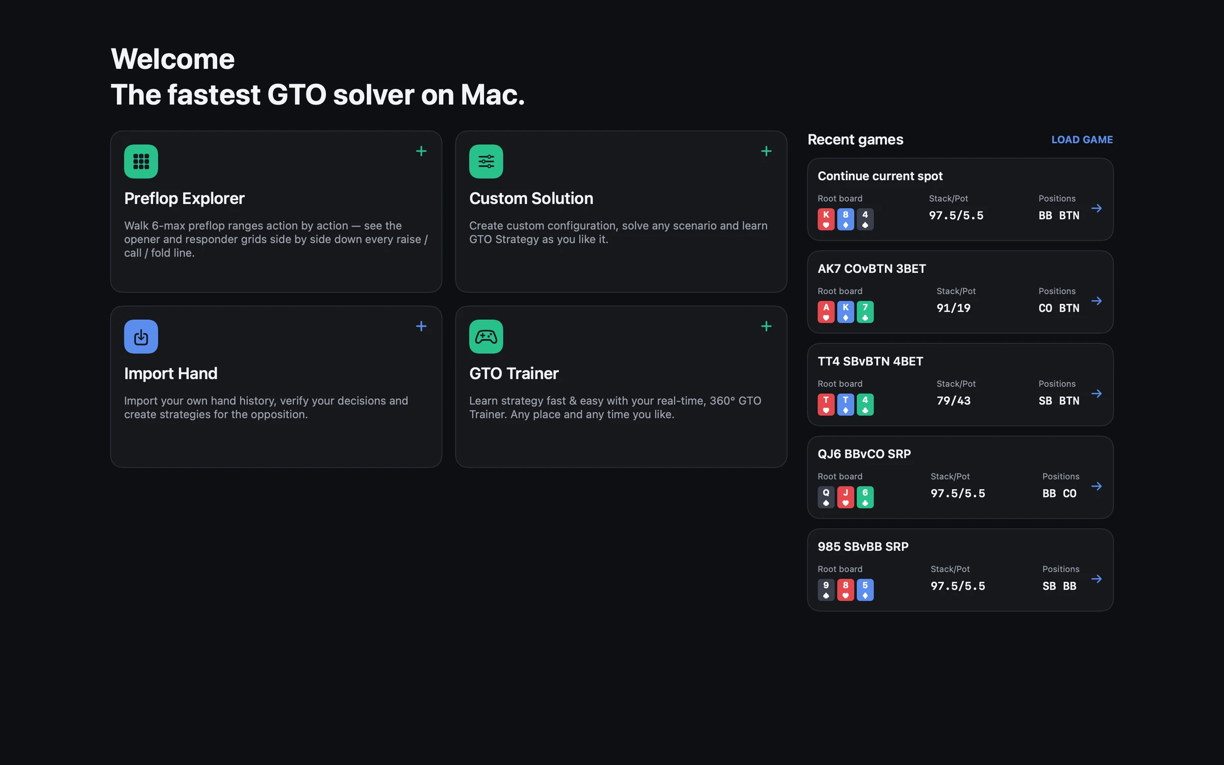 MelaGTO macOS home workspace